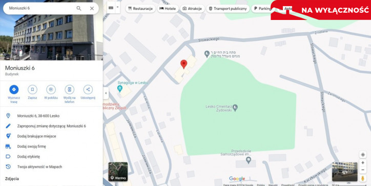 Obiekt Sprzedaż Lesko Moniuszki 8