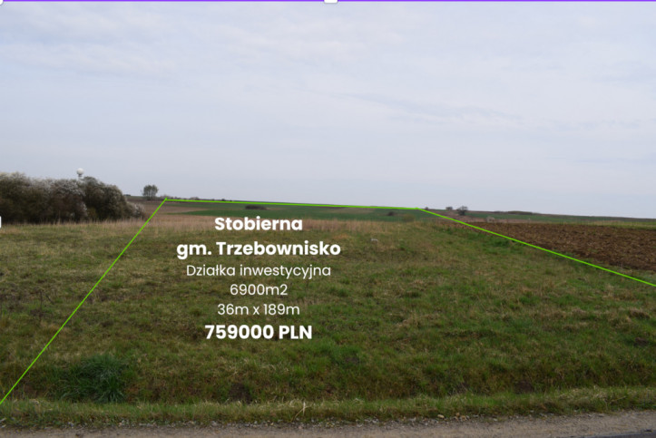 Działka Sprzedaż Stobierna 1