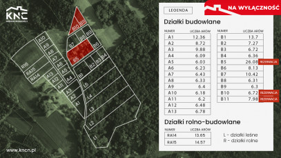 Działka Sprzedaż Tuchów Rolnicza