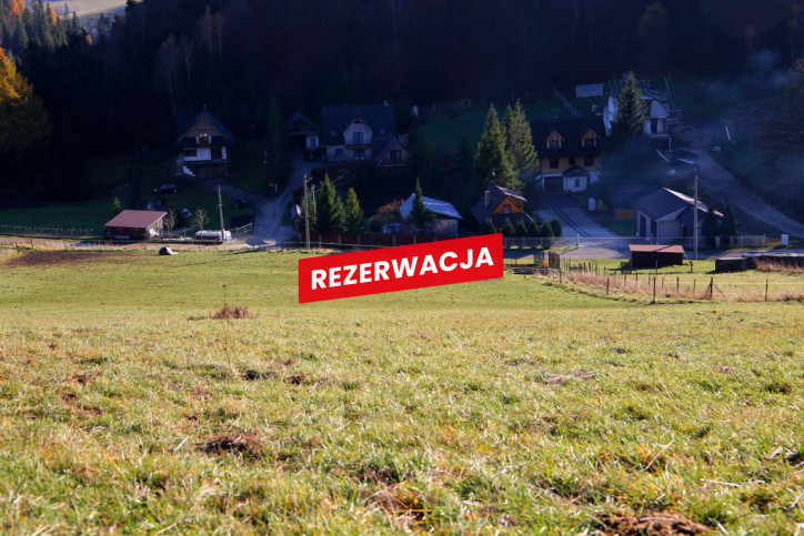 Działka Sprzedaż Łapsze Niżne Józefa Wiśmierskiego 13