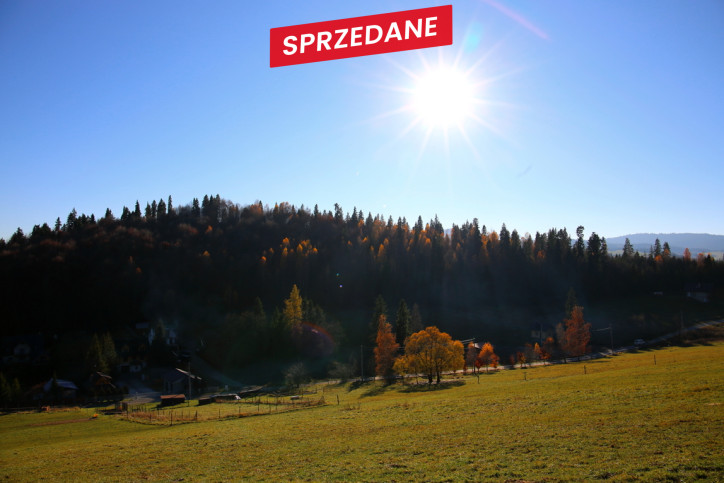 Działka Sprzedaż Łapsze Niżne Józefa Wiśmierskiego 17